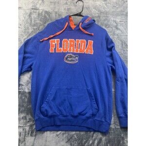 Florida Gators  Blue Hoodie Throwback Stadium Athletics Hoodie Large Vintage